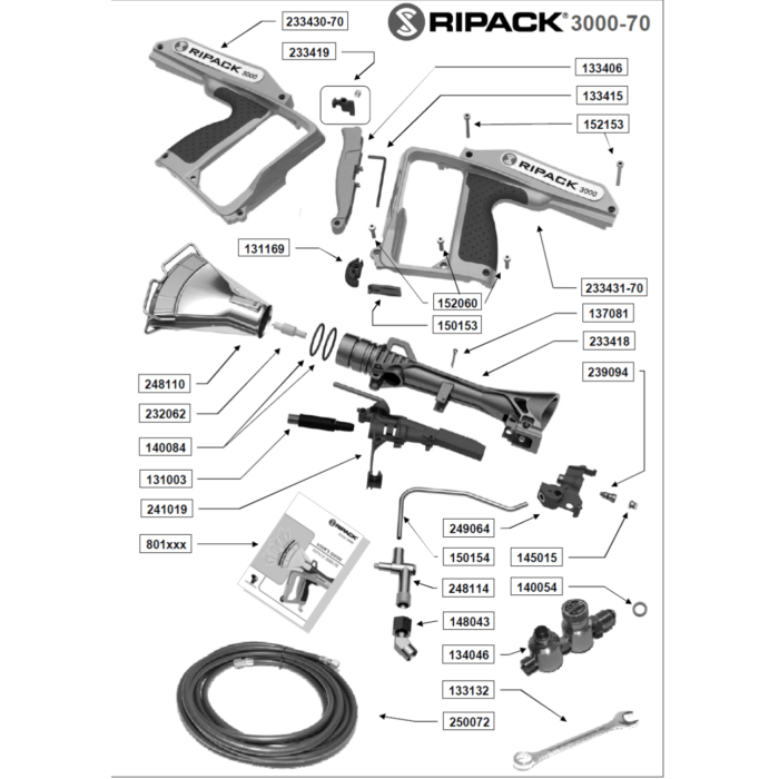 Ripack Heat Gun Combustion Nozzle