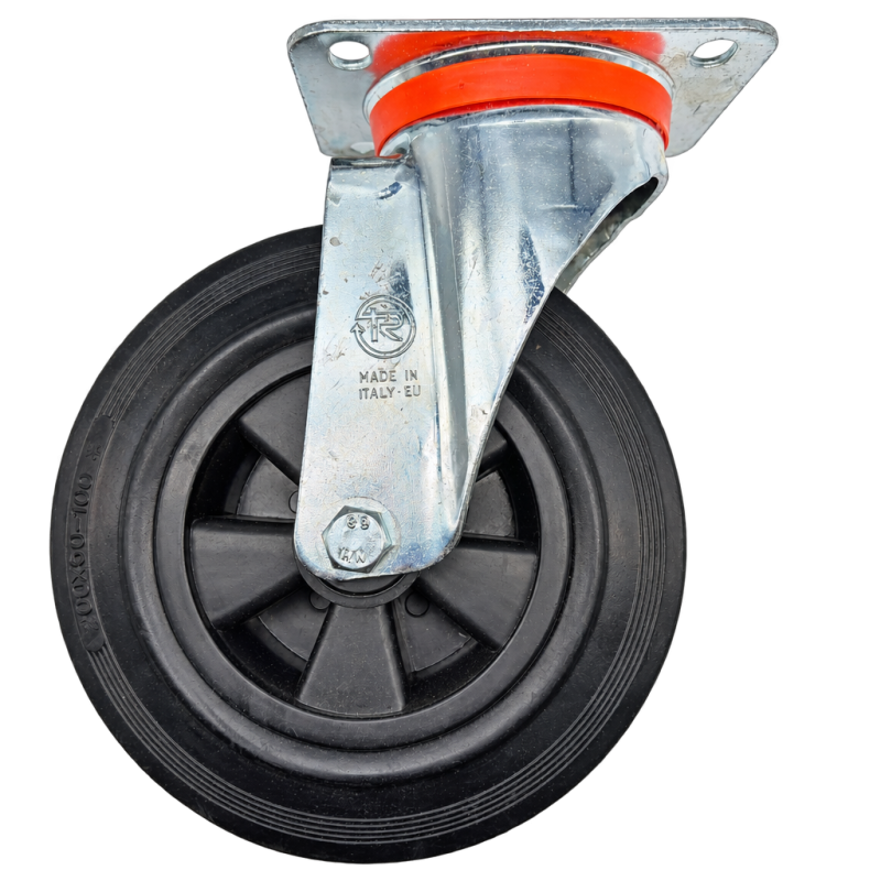 Swivel Castor 250mm Dia. w/ Brake