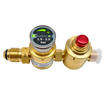 Adjustable pressure regulator 15-29 PSI / Ripagreen