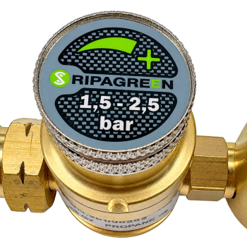 Adjustable pressure regulator 15-29 PSI / Ripagreen