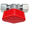 Cut-off Tap (w-Red plastic button) Turbopack