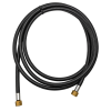 Rubber Hose, 4 m with connections 3/8L (int Ø 4) / Ripagreen