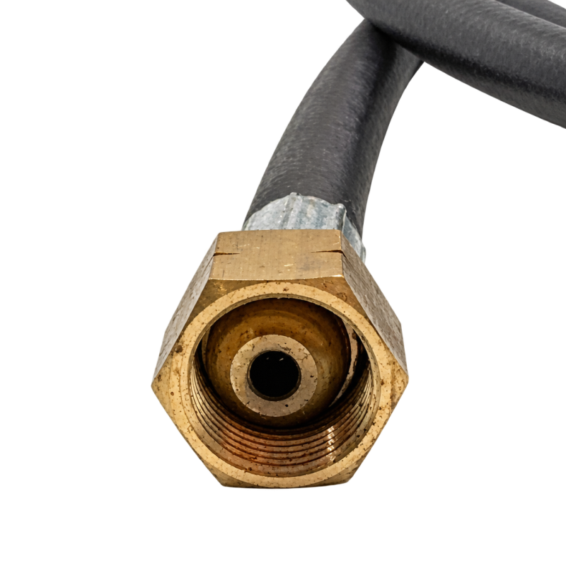 Rubber Hose, 4 m with connections 3/8L (int Ø 4) / Ripagreen