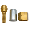 Female connector w/ crimp unit for 25ft hose