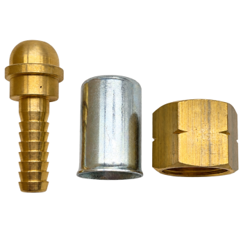 Female connector w/ crimp unit for 25ft hose