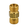 Hose double connector 3/8 L