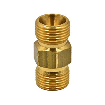 Hose double connector 3/8 L