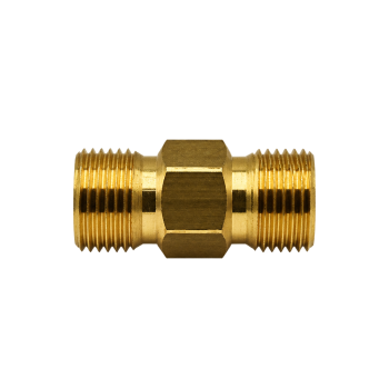Hose double connector 3/8 L