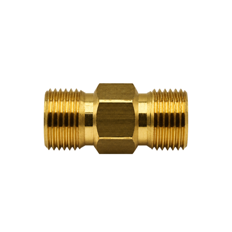 Hose double connector 3/8 L
