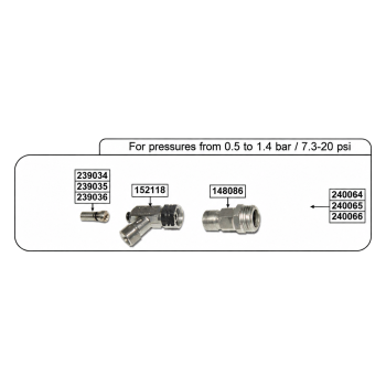 Conversion Kit Natural Gas 12 - 15 psi US