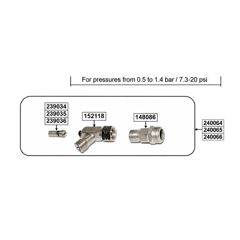 Conversion Kit Natural Gas 16-20 psi US