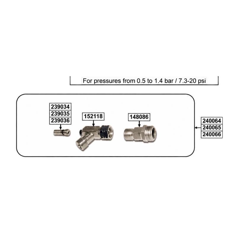 Conversion Kit Natural Gas 38-44 psi US